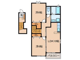 ミニヨンＫの物件間取画像